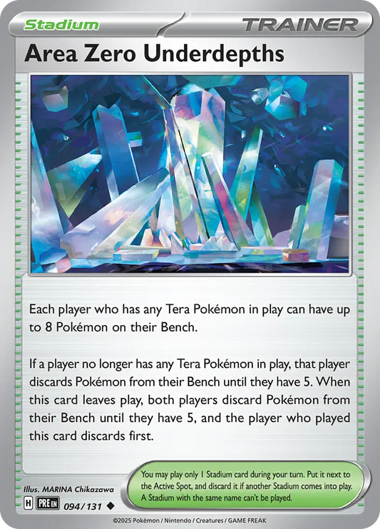 094/131 Area Zero Underdepths Prismatic Evolutions Pokémon Card
