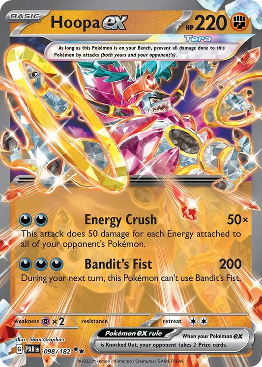098/182 Hoopa ex Paradox Rift Pokémon Card