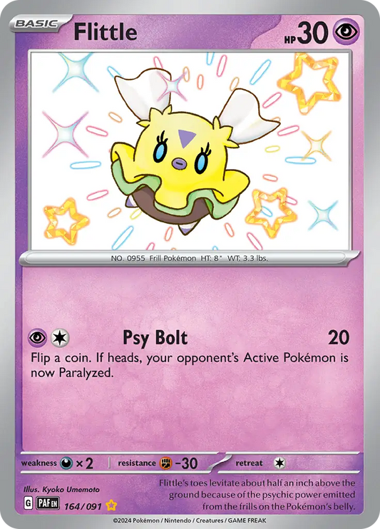 164/091 Flittle Paldean Fates Pokémon Card