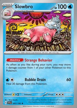 043/198 Slowbro Scarlet & Violet Base Set Pokémon Card