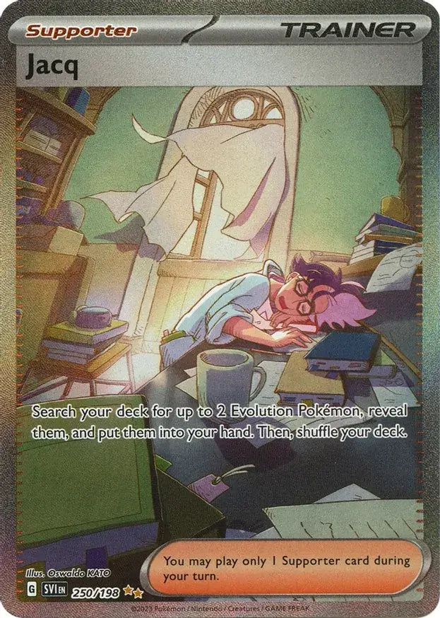 250/198 Jacq Scarlet & Violet Base Set Pokémon Card