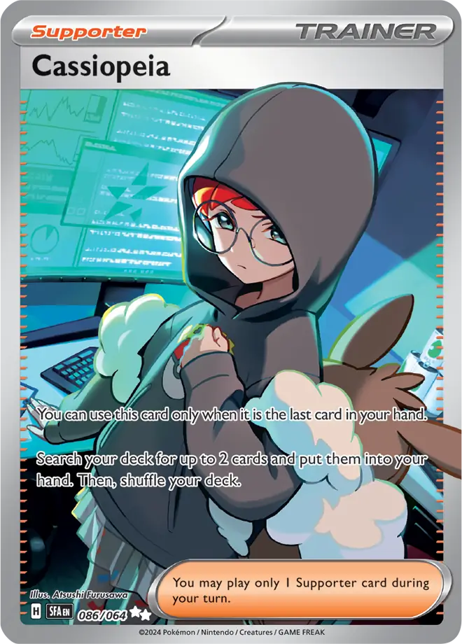 086/064 Cassiopeia Shrouded Fable Pokémon Card