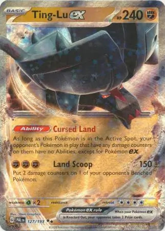 127/193 Ting-Lu ex Paldea Evolved Pokémon Card