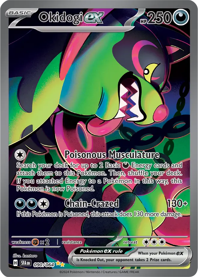 090/064 Okidogi Shrouded Fable Pokémon Card