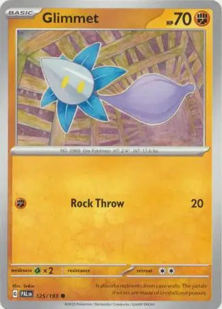 125/193 Glimmet Paldea Evolved Pokémon Card
