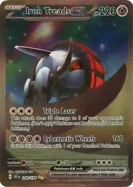 248/198 Iron Treads ex Scarlet & Violet Base Set Pokémon Card
