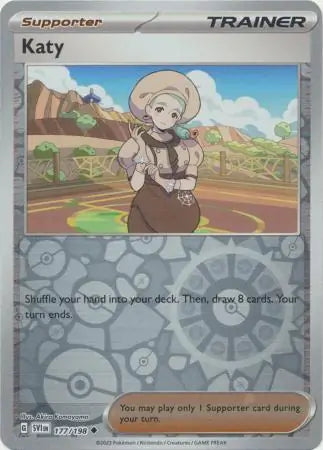 177/198 Katy Reverse Holo Scarlet & Violet Base Set Pokémon Card