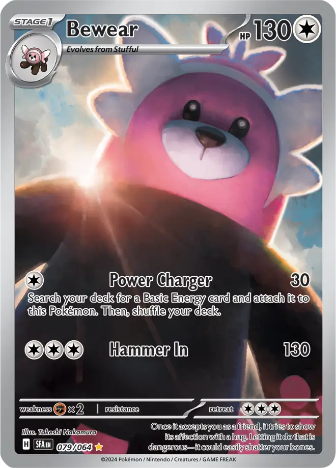 079/064 Bewear Shrouded Fable Pokémon Card