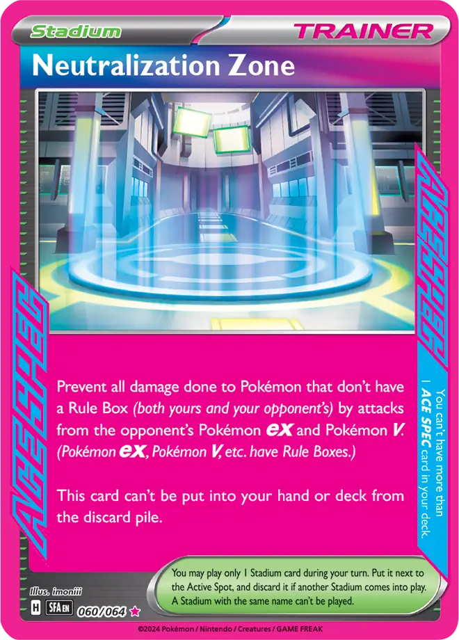 060/064 Neutral Center Shrouded Fable Pokémon Card