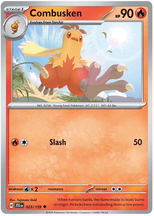 023/159 Combusken Journey Together Pokémon Card