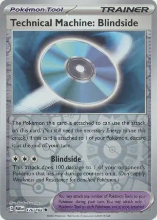 176/182 Technical Machine: Blindside Reverse Holo Paradox Rift Pokémon Card
