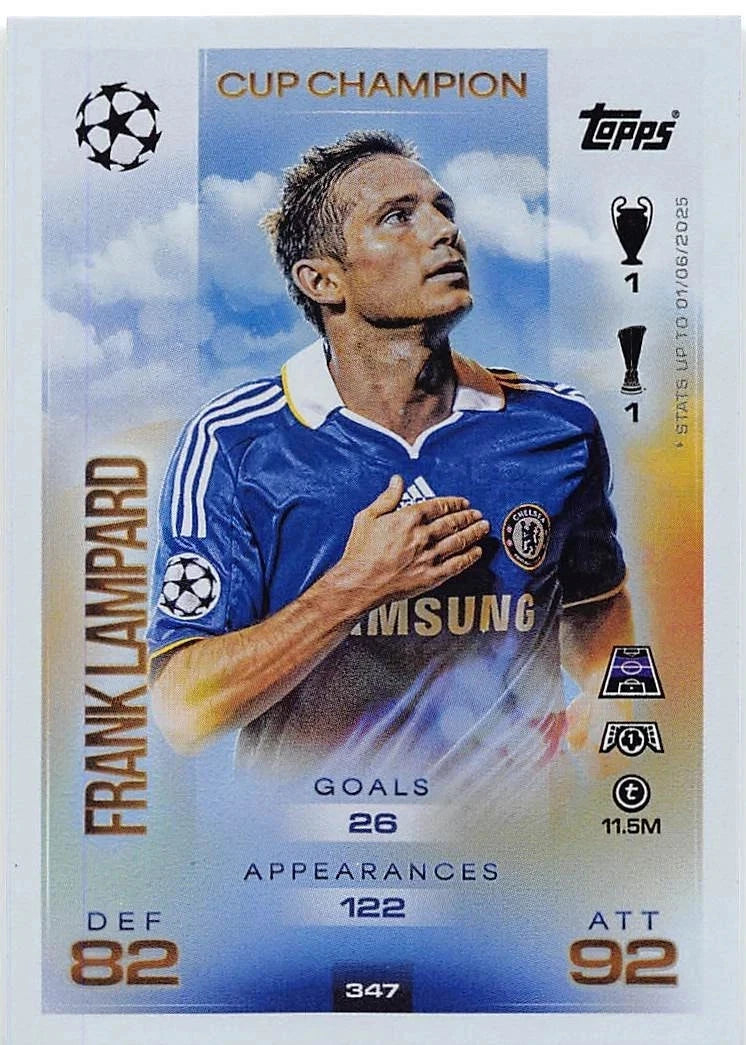 347 Frank Lampard (Chelsea) Cup Champion