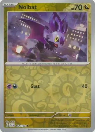 152/193 Noibat Reverse Holo Paldea Evolved Pokémon Card