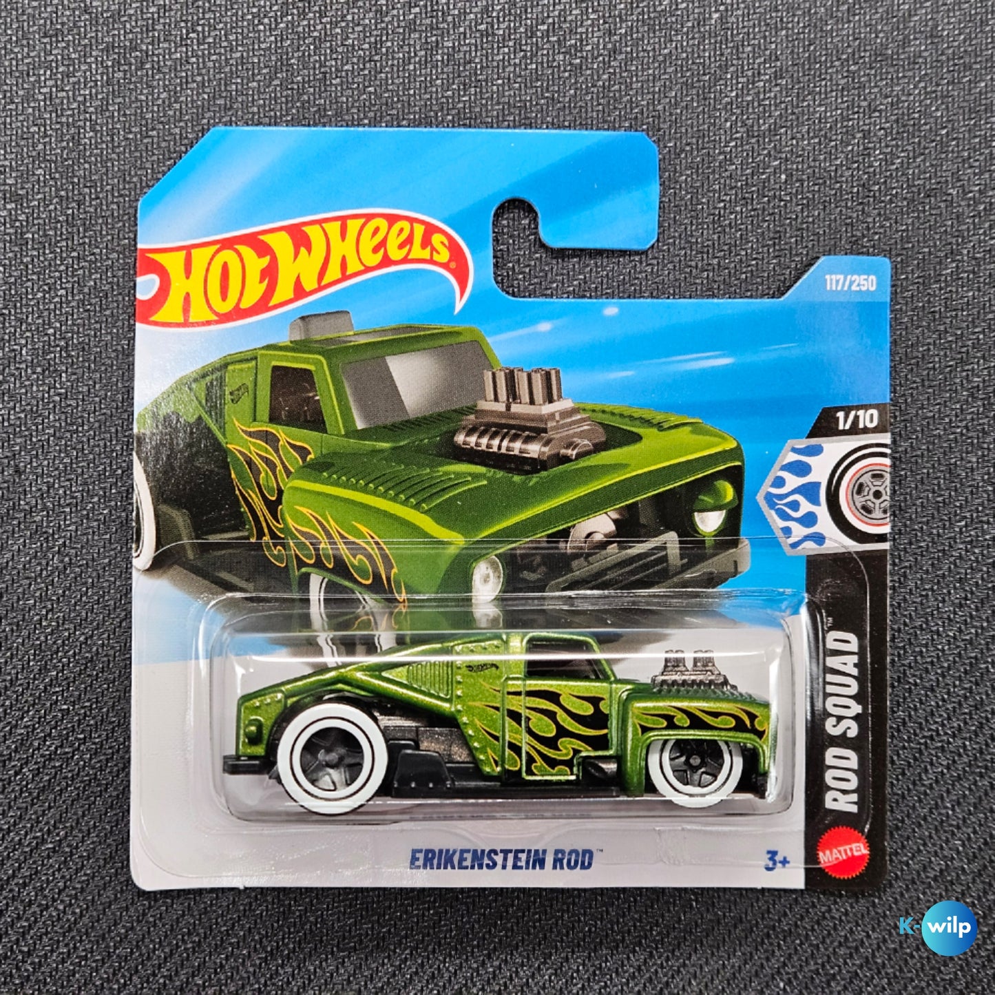 117/250 Erikenstein Rod Rod Squad 2026 Mainline Hot Wheels Short Card Mattel