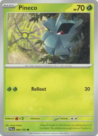 004/193 Pineco Paldea Evolved Pokémon Card
