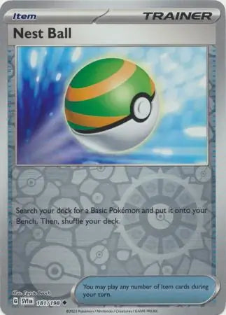 181/198 Nest Ball Reverse Holo Scarlet & Violet Base Set Pokémon Card