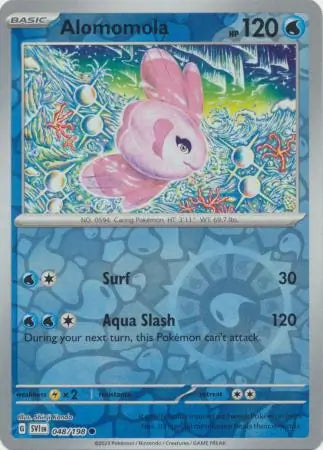 048/198 Alomomola Reverse Holo Scarlet & Violet Base Set Pokémon Card