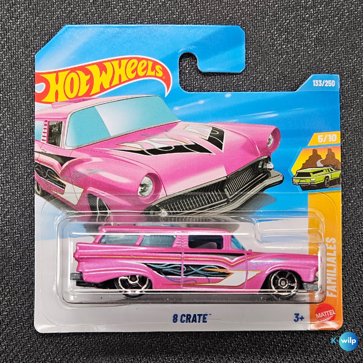 133/250 8 Crate Wagons 2026 Mainline Hot Wheels Short Card Mattel