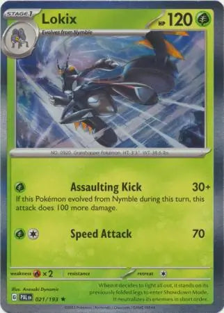 021/193 Lokix Paldea Evolved Pokémon Card
