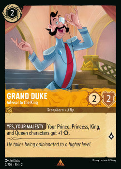 009/204 Grand Duke - Advisor to the King Disney Lorcana Rise Of The Floodborn Card