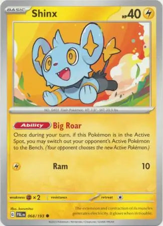 068/193 Shinx Paldea Evolved Pokémon Card