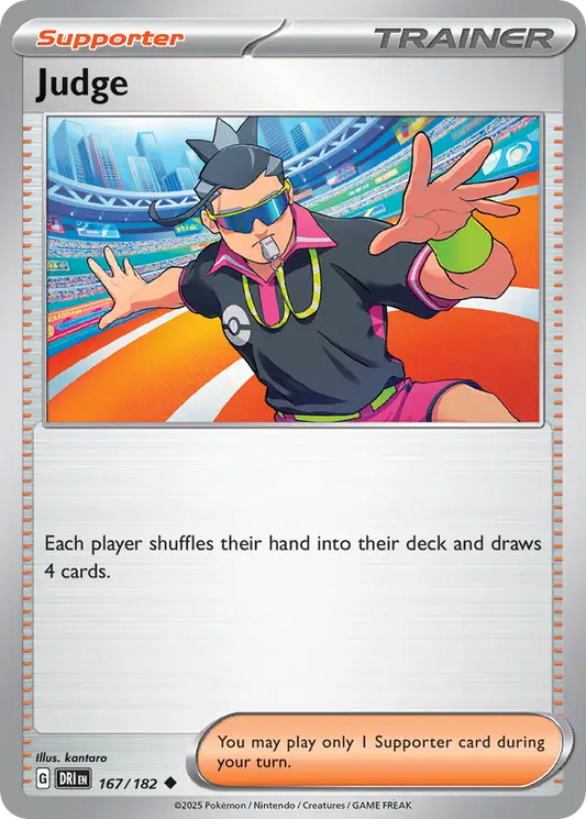 167/182 Judge Destined Rivals Pokémon Card
