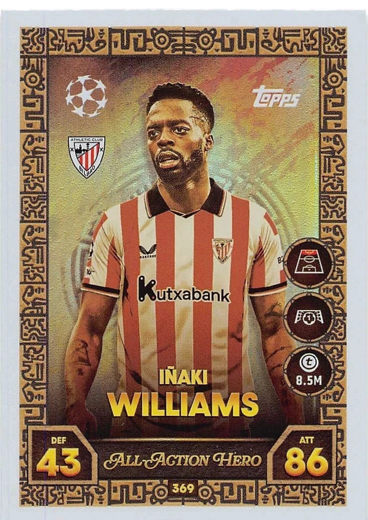 369 Iñaki Williams (Athletic Club) All-Action Hero
