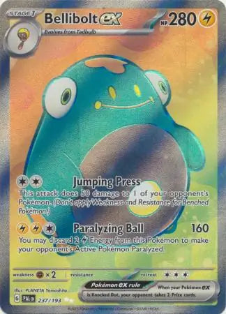 237/193 Bellibolt ex Paldea Evolved Pokémon Card