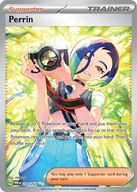 220/167 Perrin Twilight Masquerade Pokémon Card