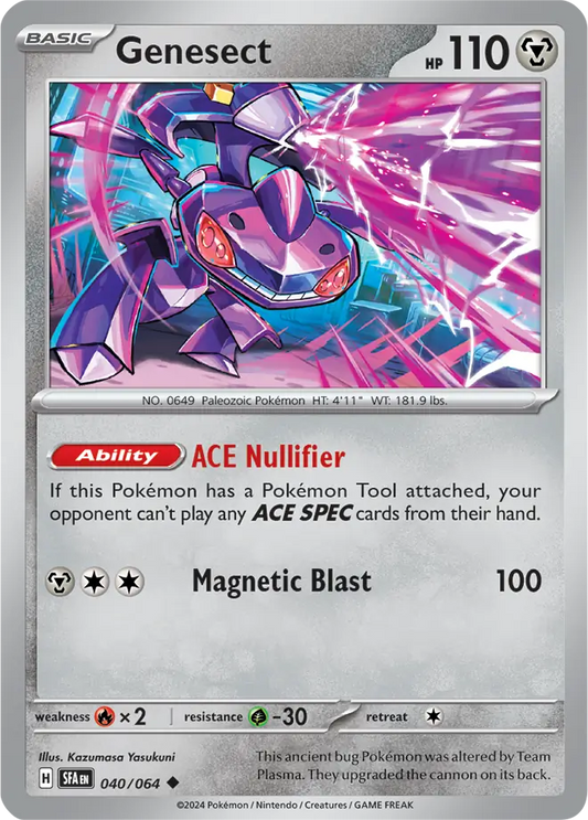 040/064 Genesect Shrouded Fable Pokémon Card