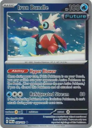 056/182 Iron Bundle Reverse Holo Paradox Rift Pokémon Card