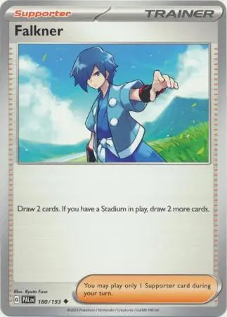 180/193 Falkner Paldea Evolved Pokémon Card