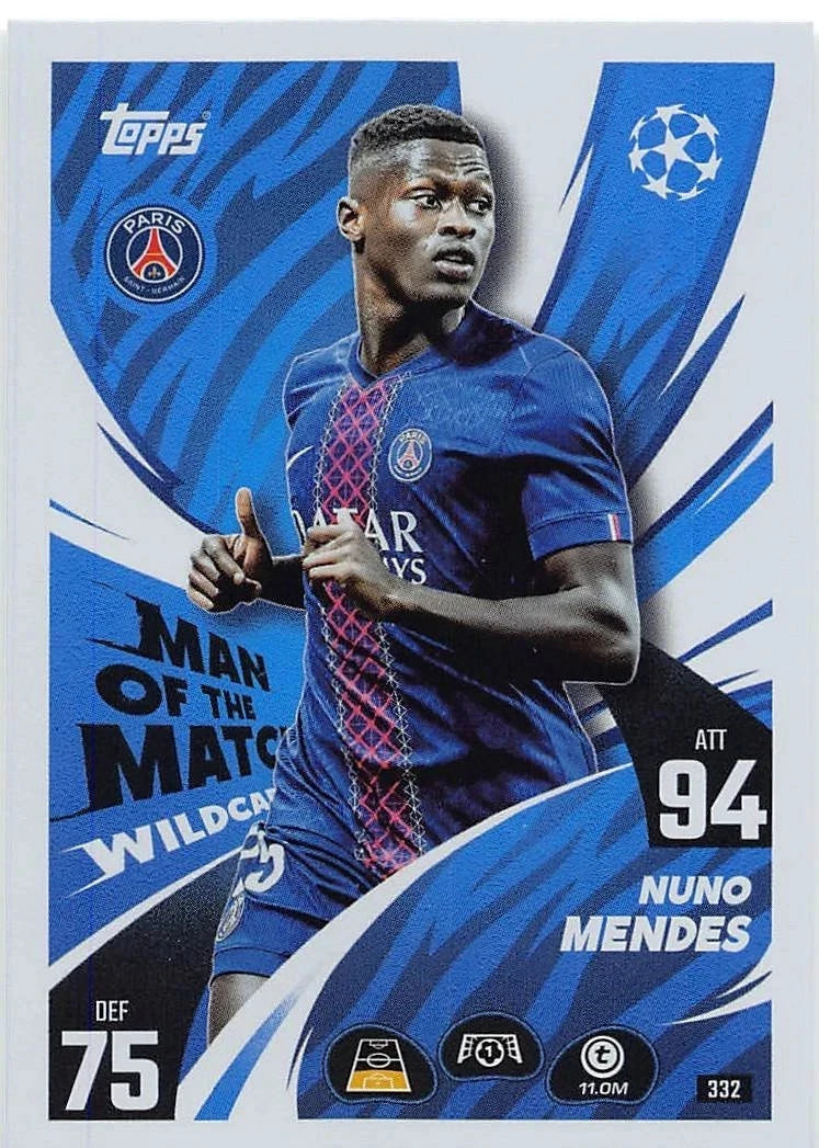 332 Nuno Mendes (Paris Saint-Germain) Man of the Match Wildcard
