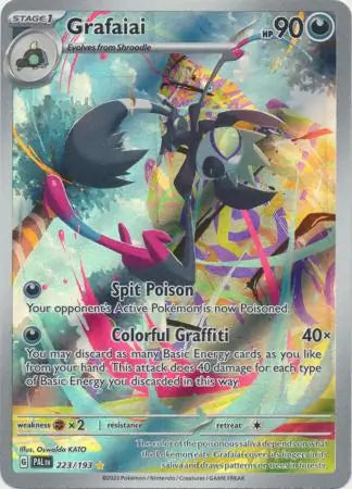 223/193 Grafaiai Paldea Evolved Pokémon Card