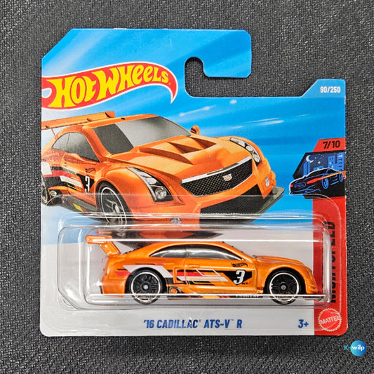 90/250 '16 Cadillac ATS-R Nightspeed 2026 Mainline Hot Wheels Short Card Mattel