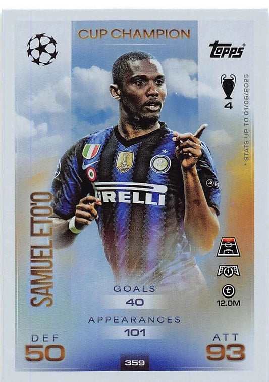 359 Samuel Eto'o (FC Internazionale Milano) Cup Champion