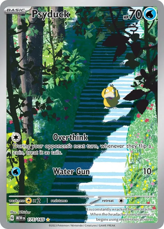 175/165 Psyduck 151 Pokémon Card