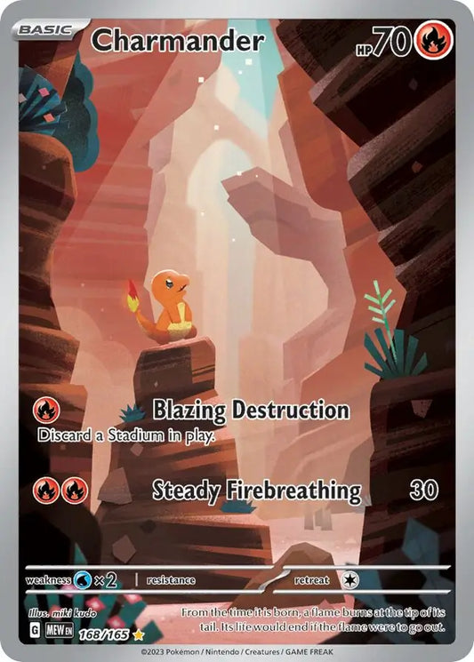 168/165 Charmander 151 Pokémon Card
