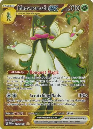 271/193 Meowscarada ex Paldea Evolved Pokémon Card