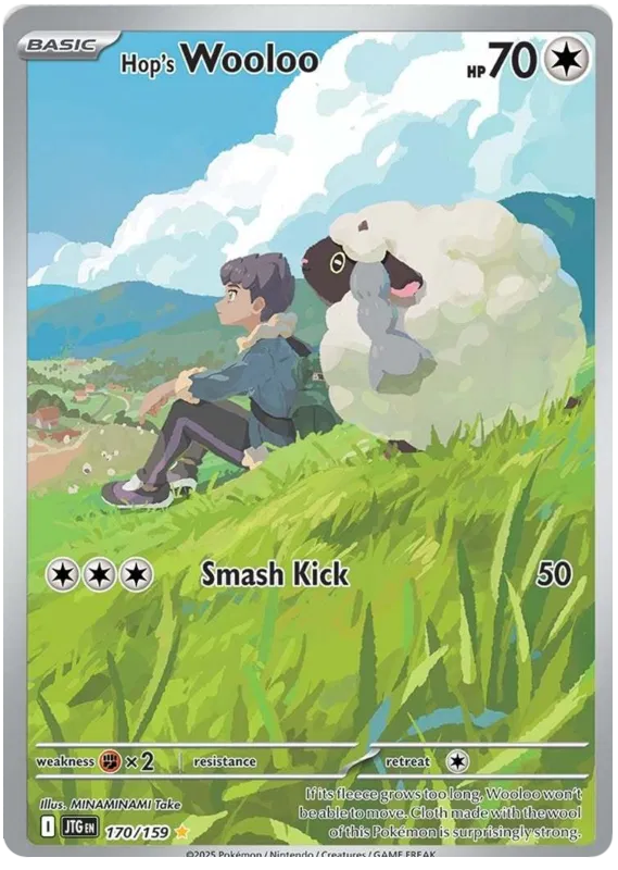 170/159 Hop's Wooloo Journey Together Pokémon Card