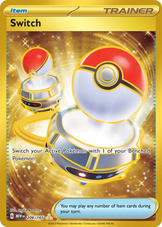 206/165 Switch 151 Pokémon Card