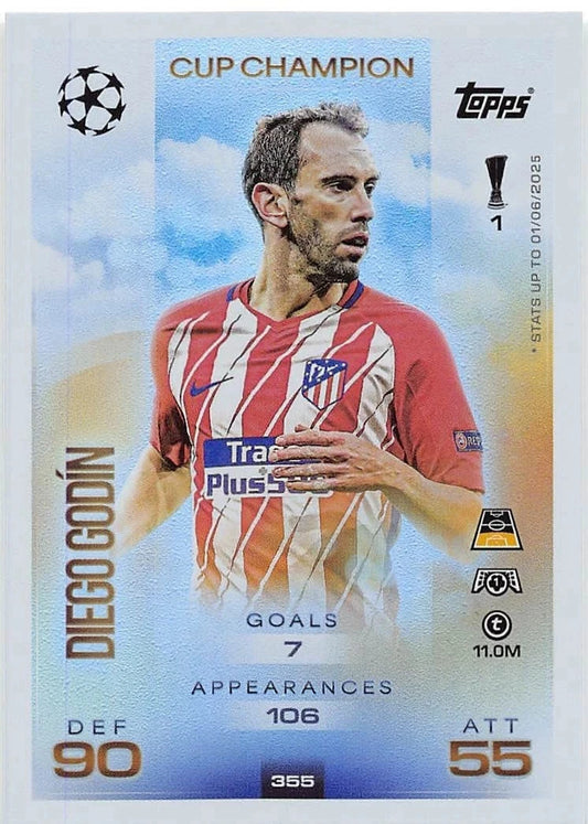355 Diego Gódin (Atlético de Madrid) Cup Champion