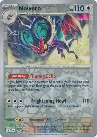 128/159 Noivern Reverse Holo Journey Together Pokémon Card