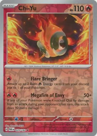 029/182 Chi-Yu Reverse Holo Paradox Rift Pokémon Card
