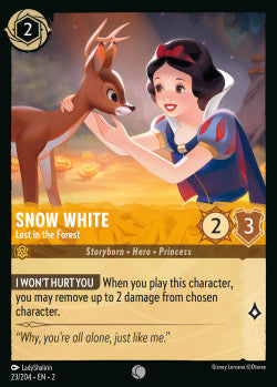 023/204 Snow White - Lost in the Forest Disney Lorcana Rise Of The Floodborn Card