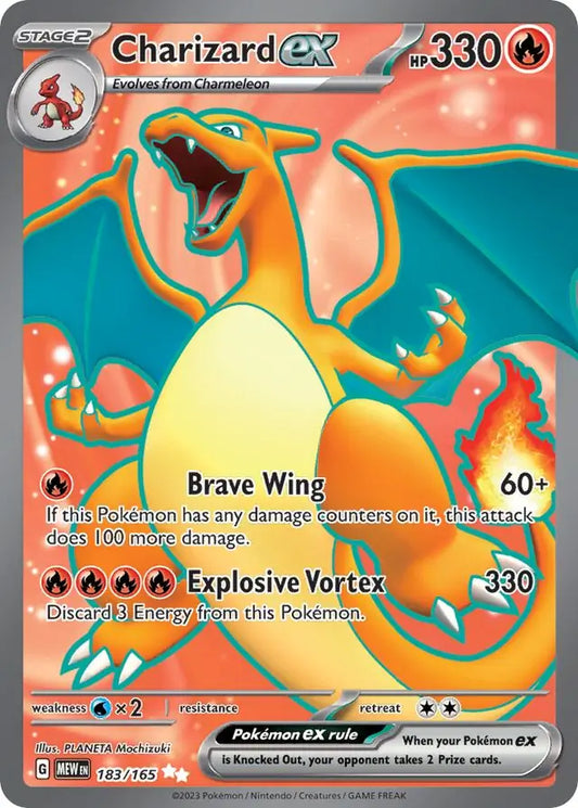 183/165 Charizard ex 151 Pokémon Card