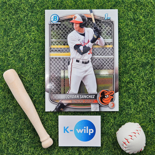 BCP-208 Jordan Sanchez Baltimore Orioles - Prospects Bowman Chrome Topps Baseball Trading Card