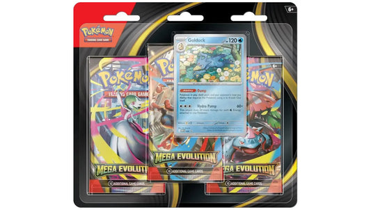Mega Evolution 3 Pack Blister Golduck