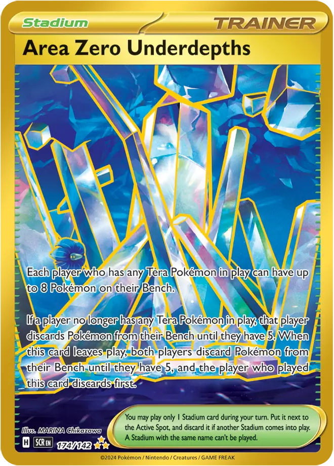 174/142 Area Zero Underdepths Stellar Crown Pokémon Card