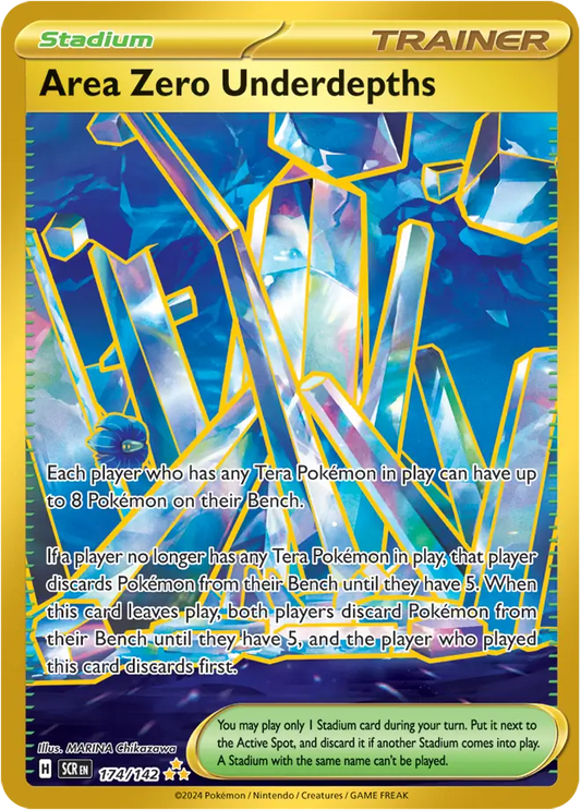 174/142 Area Zero Underdepths Stellar Crown Pokémon Card